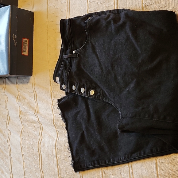 LOFT Denim - Loft wide leg raw hem jean